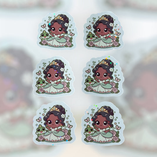 Princess Tiana and the Frog Sticker