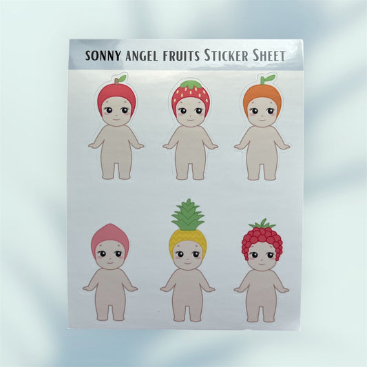 Sonny Angel Fruits Sticker Sheet