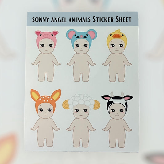 Sonny Angel Animal Sticker Sheet