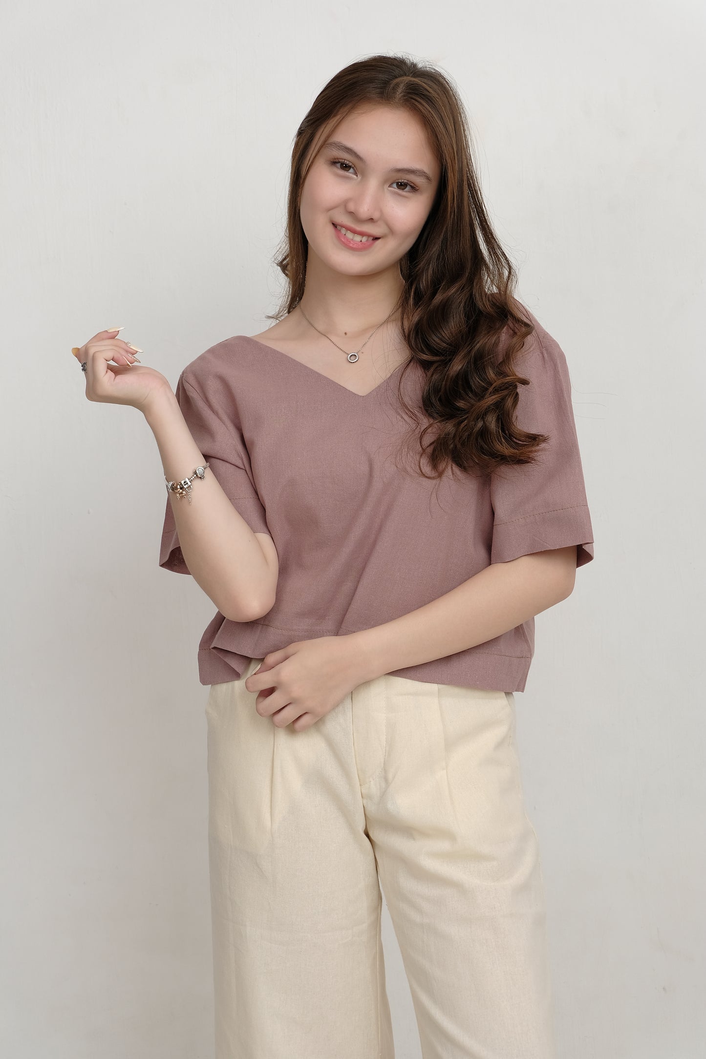 V-neck Blouse Only
